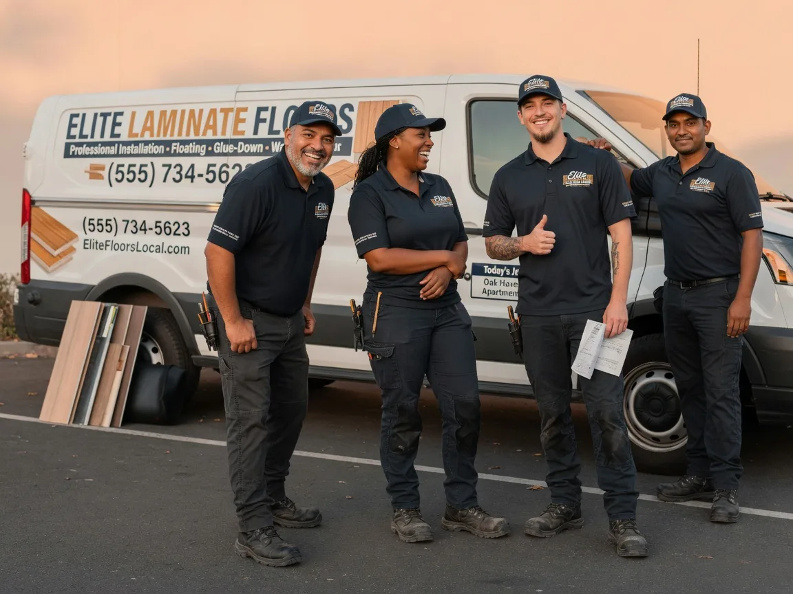 Laminate flooring installation company in Eola, TX